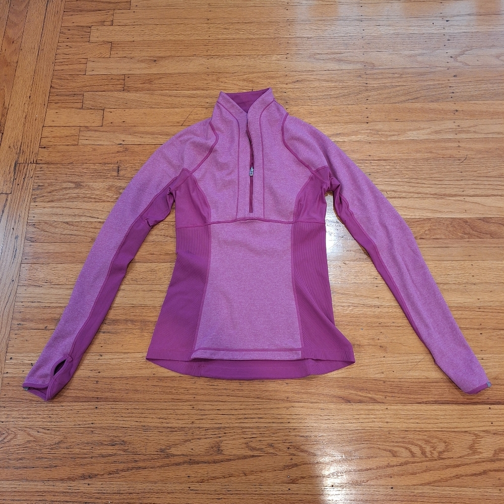 lululemon athletica Purple Half-Zip Hoodie
